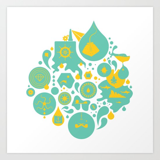 Maritime Series 001. Art Print