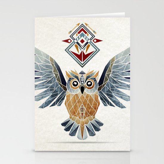 owl winter Stationery Cards