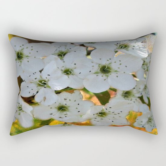 Apple Blossoms Rectangular Pillow