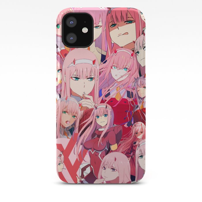 Sad Anime Aesthetic Zero Two Collage Iphone Case By Andrey22007