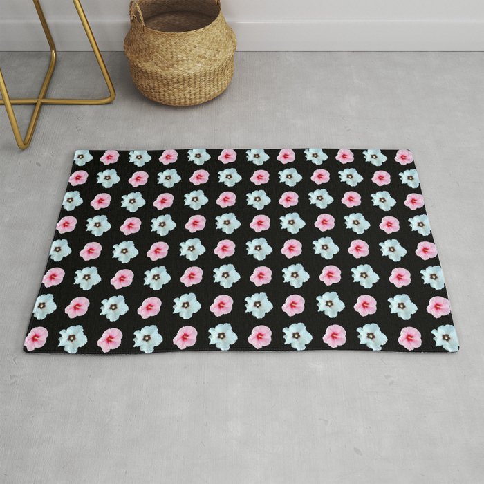 Sepia And Pink Flowers Bloom Blossom Petal Floral Leaves Flor Garden Nature Plant Rug By Oldking