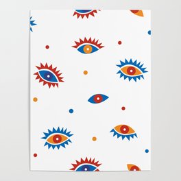 Eye Pattern Poster