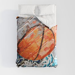 Modern basketball art 3 Duvet Cover