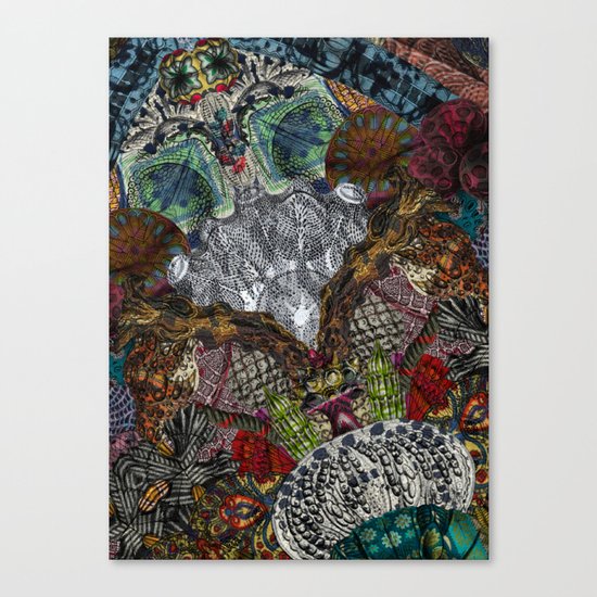 Psychedelic Botanical 13 Canvas Print