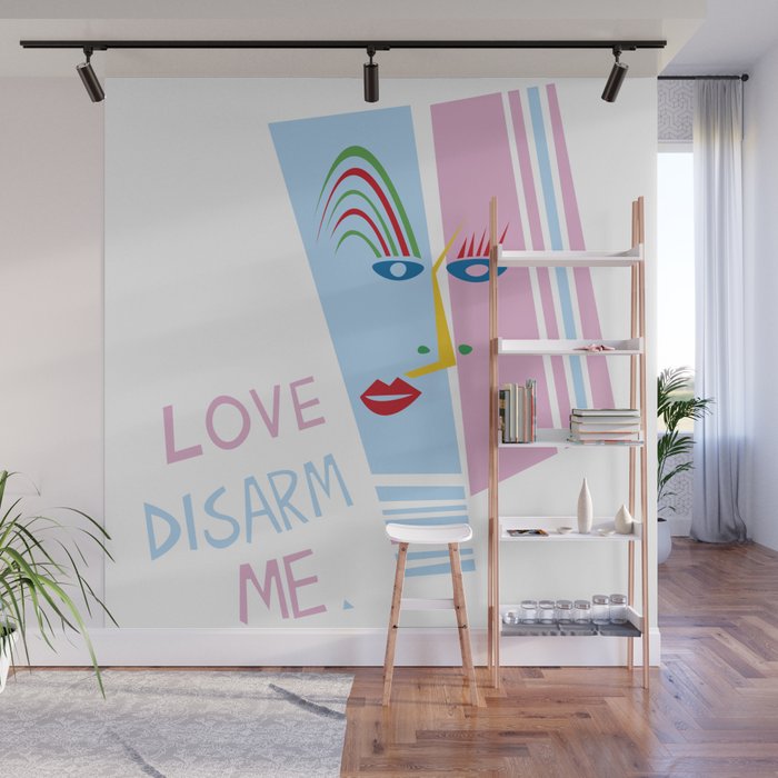 LOVE DISARM ME (MATISSE INSPIRATION) Wall Mural