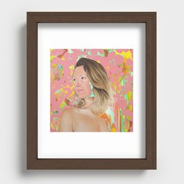 Happy Recessed Framed Print