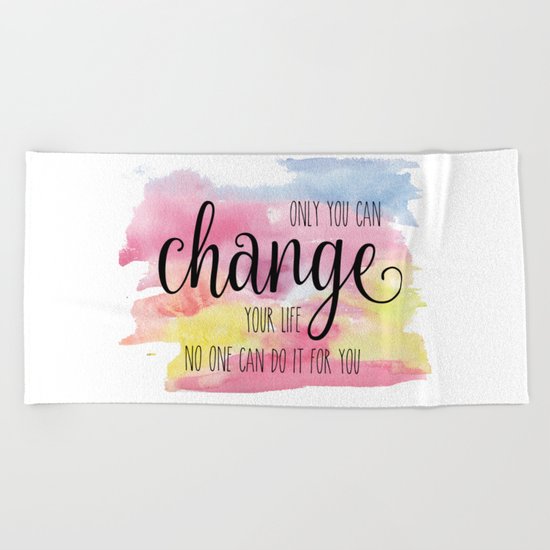 Only you can Beach Towel