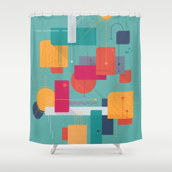Thinking Of Summer Shower Curtain