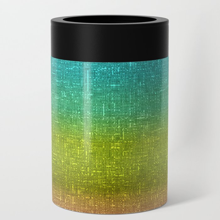 tropical ombre sunset architectural glass texture look gradient Can Cooler