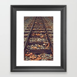 Railroad Track Framed Art Print