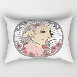 Princess Chihuahua Rectangular Pillow