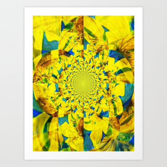 China Kat Sunflower Art Print