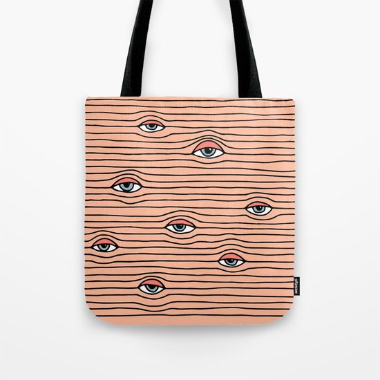 PEEPING TOM Tote Bag