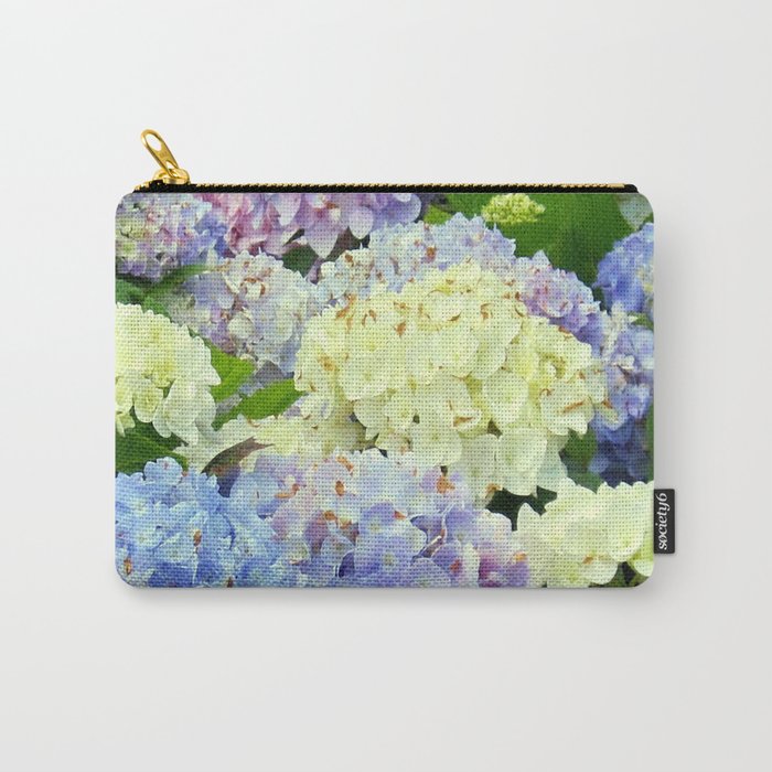 Hydrangea Flowers Mix Carry-All Pouch