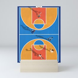 Basketball Colors | Street Court  Mini Art Print