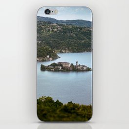 Lago d'Orta - small island on a italian lake iPhone Skin
