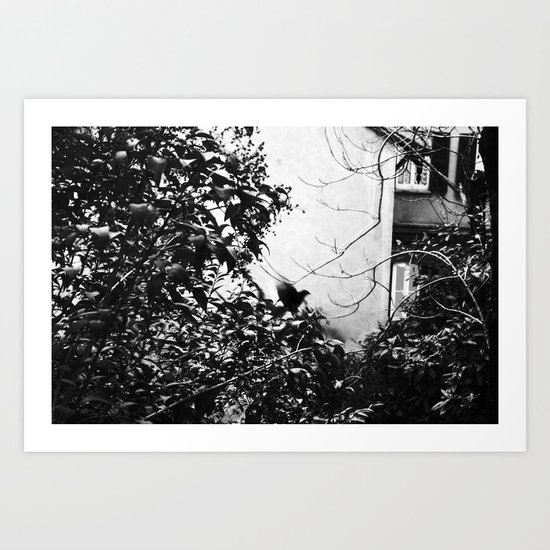 EARLY MORNING, A MESSAGE FOR YOU. Art Print