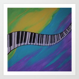Piano Keys Art Prints Society6
