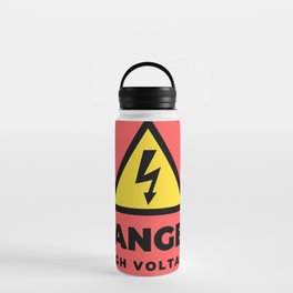 Danger High Voltage Water Bottle
