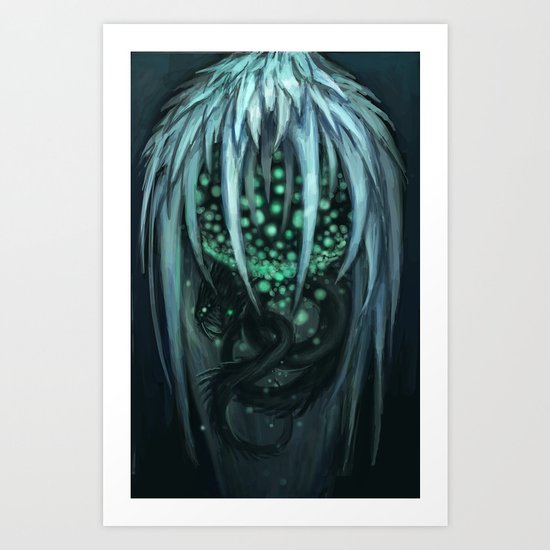 The Ice Demon Art Print