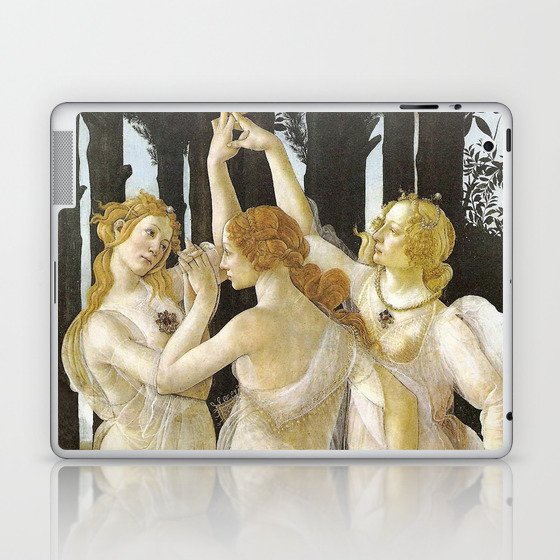 Sandro Botticelli Three Graces in Primavera 1485 Laptop & iPad Skin