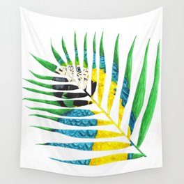 Parrot Palm Leaf Wall Tapestry