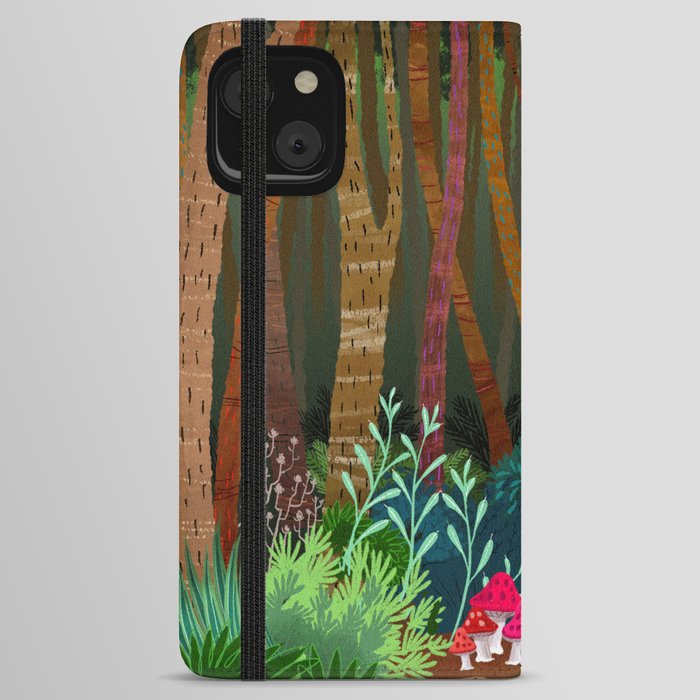 Forest Pillow iPhone Wallet Case