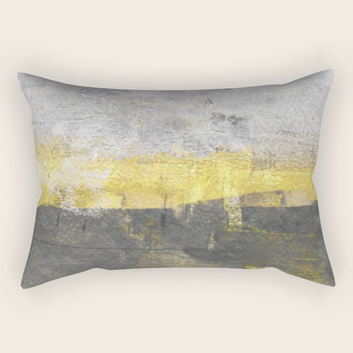 grey rectangle pillow