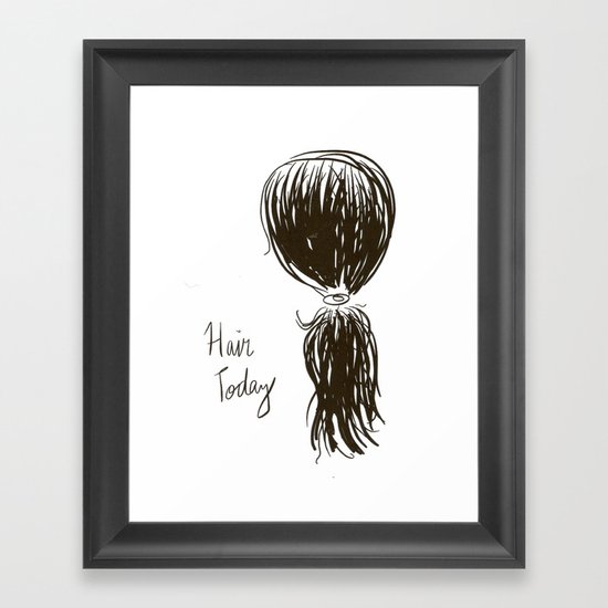 Hair Today Framed Art Print