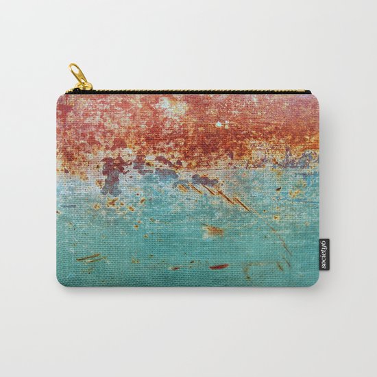 Teal Rust Carry-All Pouch
