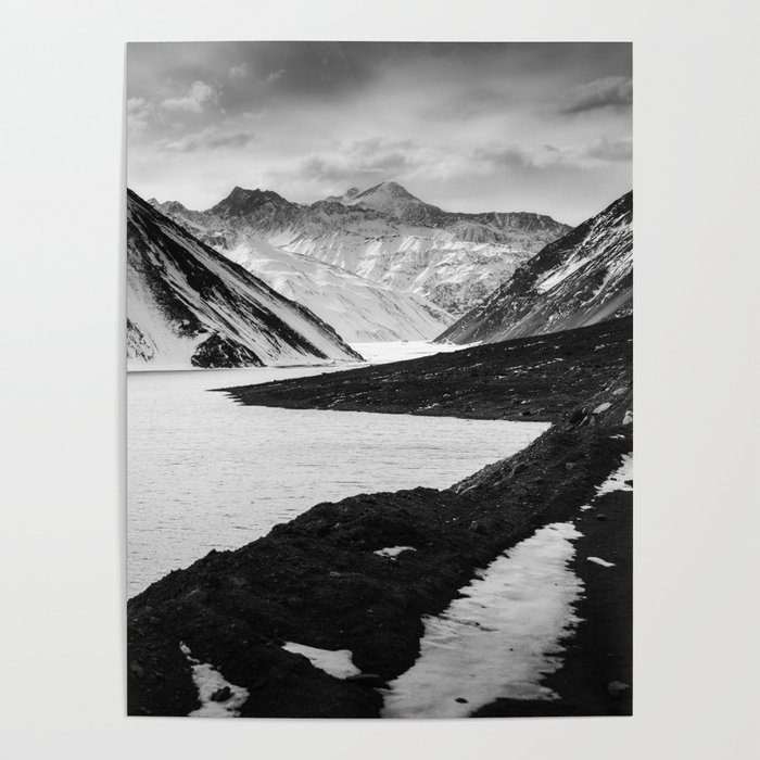 The mountain 1 B&W Poster