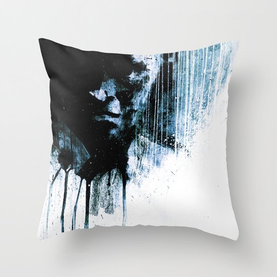 The Visitor #3 Throw Pillow