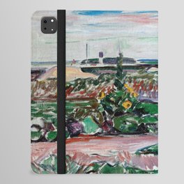 Edvard Munch - Seashore. Landscape near Lubeck iPad Folio Case