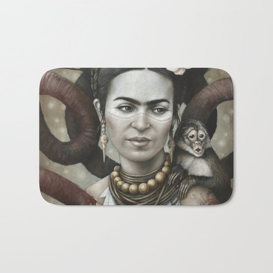 Hommage à Frida Kahlo 3 Bath Mat