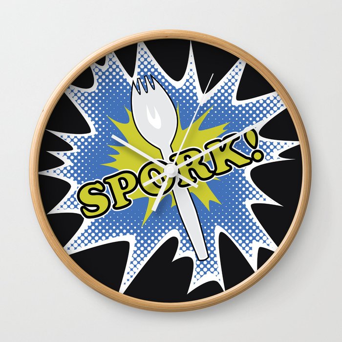 Spork! Wall Clock