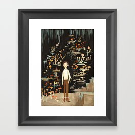 Ivo & His Mushrooms Framed Art Print