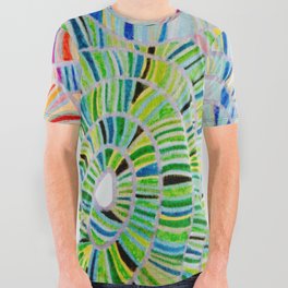 Spiral Rolls All Over Graphic Tee