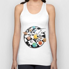 Space Chess Unisex Tank Top