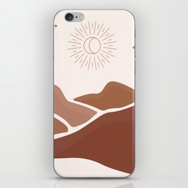 Minimalist Landscape Illustration  iPhone Skin