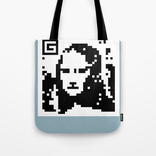 QR- Monalisa Tote Bag