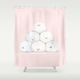 Harp Seal Pups Shower Curtain