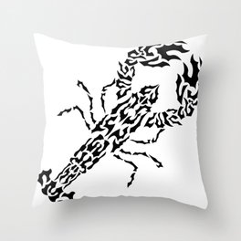 Lobster in shapes Throw Pillow