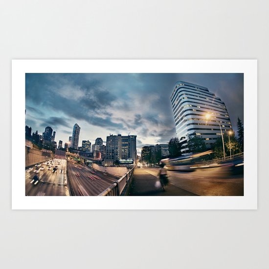 late night Art Print