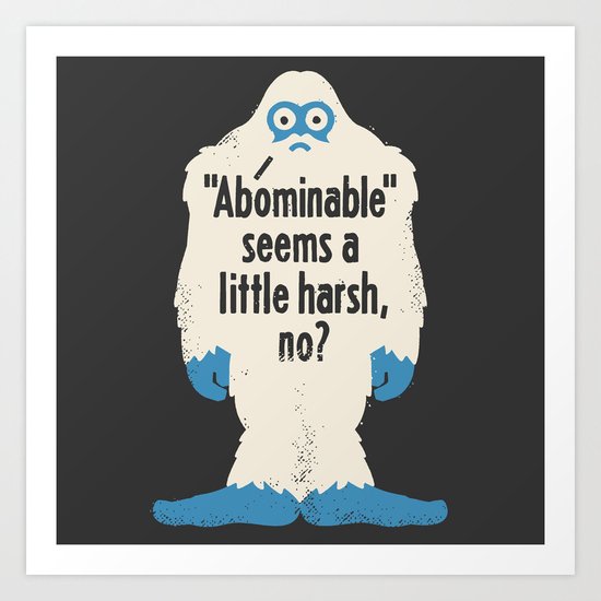 Not Cool Art Print