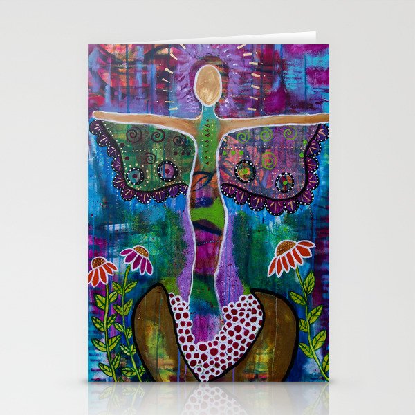 "Transformation" Original painting by Toni Becker, Artfully Healing Stationery Cards