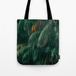 Coconut Palm Leaves Tote Bag