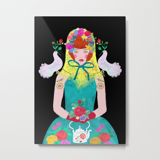 young baboushka Metal Print