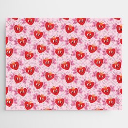 Cute Heart Valentine Love Sign Jigsaw Puzzle