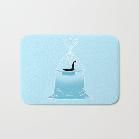 Loch Ness Golden Fish Bath Mat