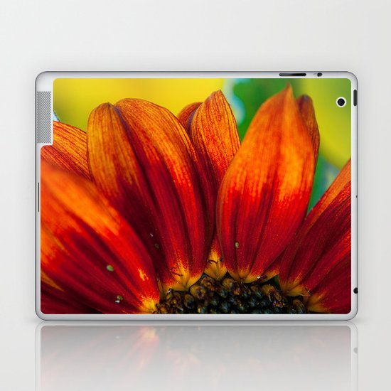 Red Sunflower Laptop & iPad Skin